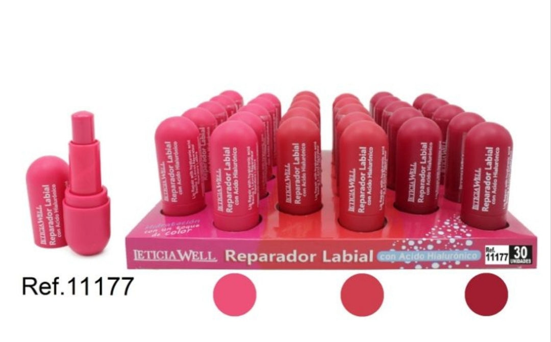 Labial reparador con ácido hialurónico