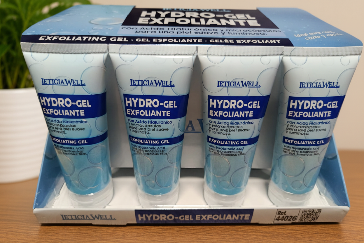 Exfoliante con ácido hialurónico- Especial para cara,cuello y escote
